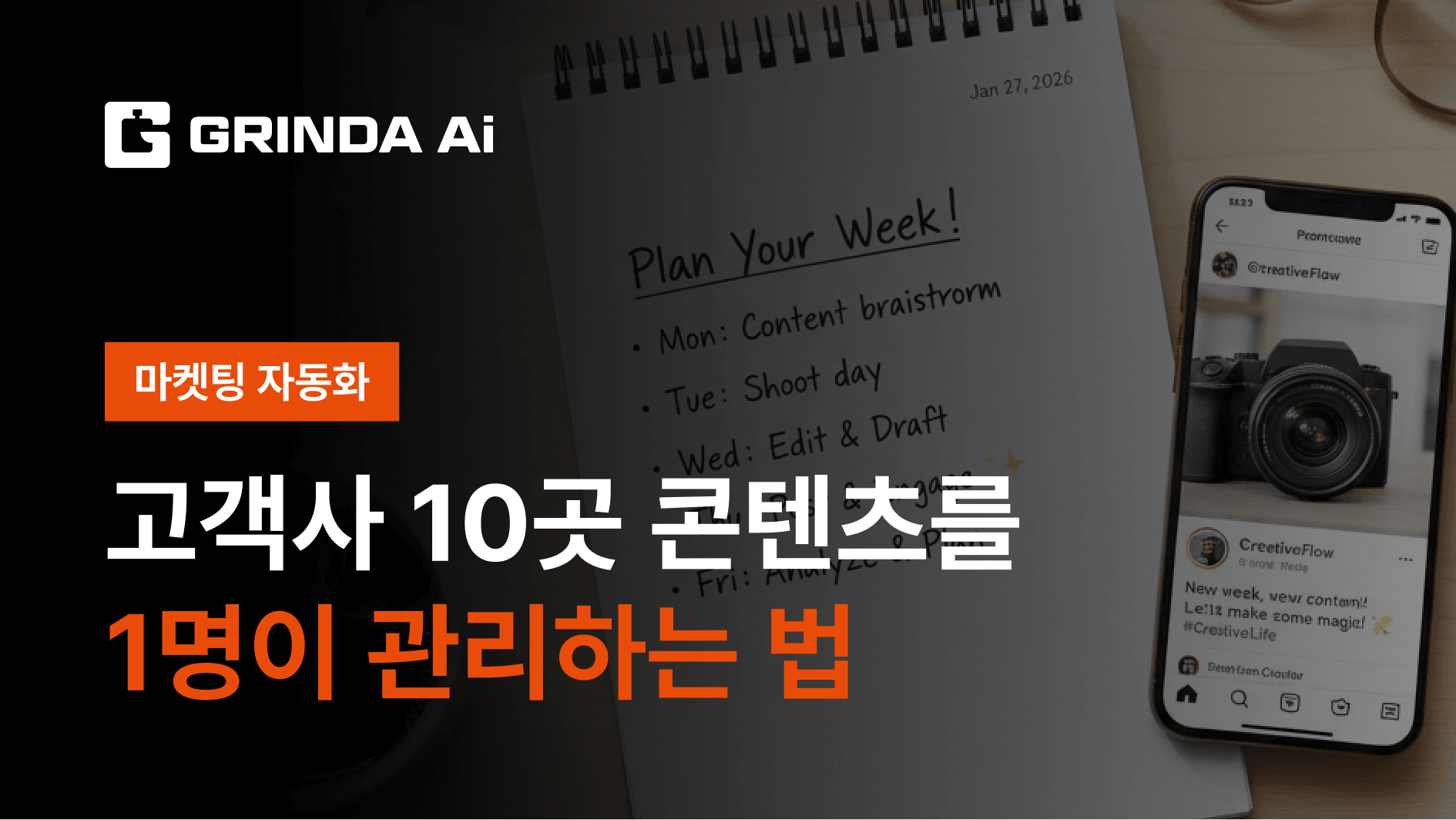 One Person Managing Content for 10 Clients
